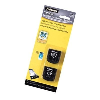 Image of Fellowes Safecut Replacement Blades Straight (Pack of 2)