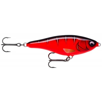 Image of Rapala Twitchin&#039; Rap 12 Classic Red&amp;Black Jerkbait