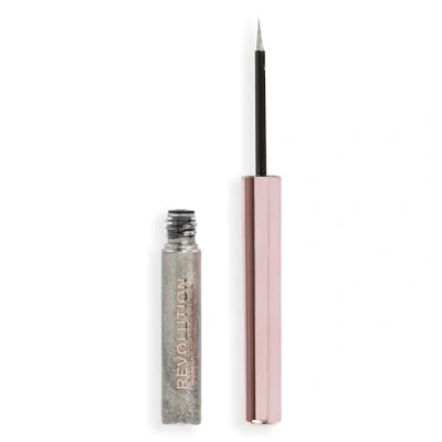 Image of Revolution Super Flick Liquid Eyeliner 2.4ml (Various Shades) Silver