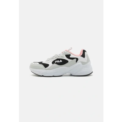 Image of Fila Collene Trainers, Women&#039;s, Size: 4.5, Black/gray/violet Imitation leather/ textile