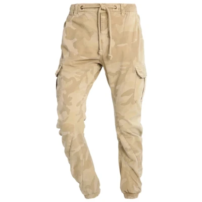 Image of Urban Classics CAMO Jogging Cargo trousers, Men&#039;s, Size: 42, Sand