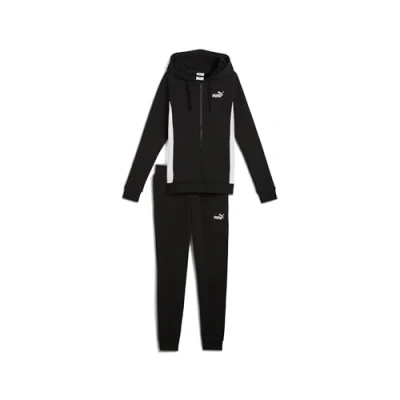 Image of Puma Hooded SUIT Tracksuit, Women&#039;s, Size: Medium, Black