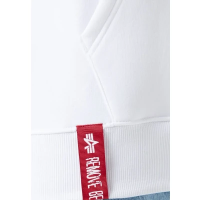 Image of ALPHA INDUSTRIES Men&#039;s Basic Zip Sl Hooded Sweat Sweatshirt, White, L