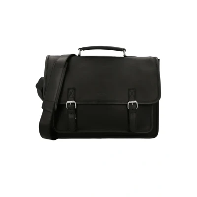 Image of Gusti Leder Elmar Briefcase, Size: One Size, Schwarz (glatt)