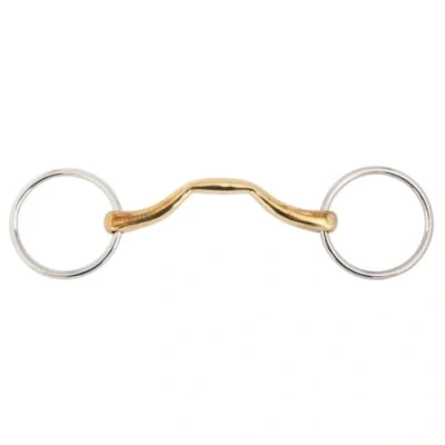 Image of BR Mullen Mouth Loose Ring Snaffle Soft Contact 14 mm