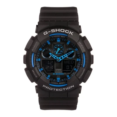 Image of G SHOCK Gshock Chronograph watch, Men&#039;s, Size: One Size, Zwart