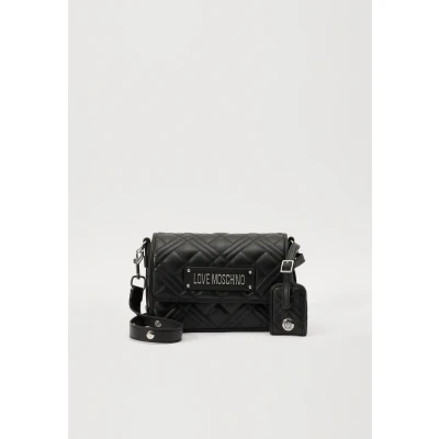 Image of Love Moschino Women Poljc4210pp0mla000bu Shoulder Bag, Black, 22,5x16x7, 22,5x16x7