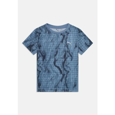 Image of Puma Unisex Print Tshirt for kids, Size: 6y (5 6y), Cool blue
