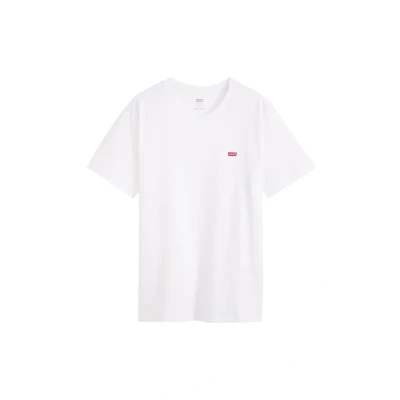 Image of Levi&#039;s Original Print Tshirt, Men&#039;s, Size: XXL, White