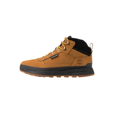 Image of Timberland Field Trekker Laceup ankle boots, Men&#039;s, Size: 7, Wheat/black Nubuck/textile