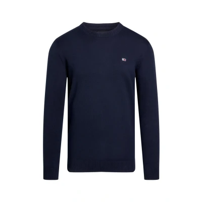 Image of Tommy Jeans SLIM Essential Light Sweater Jumper, Men&#039;s, Size: 0XS, Dark night navy