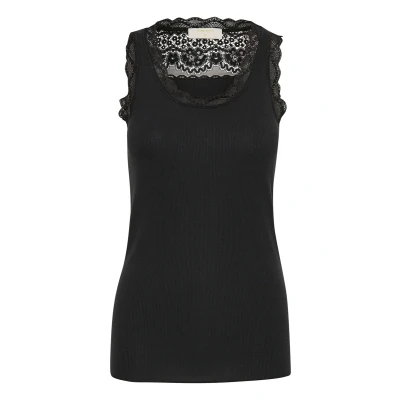Image of Cream Vanessa Top, Women&#039;s, Size: Large, Pitch black