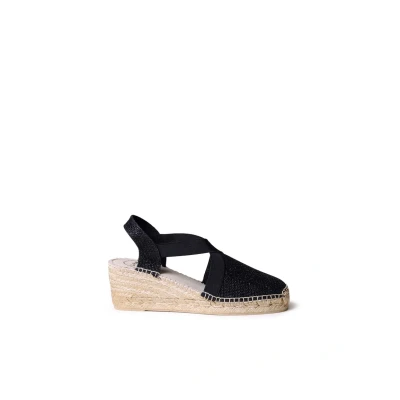 Image of Toni Pons Triton Espadrilles, Women&#039;s, Size: 6, Zwart Textile