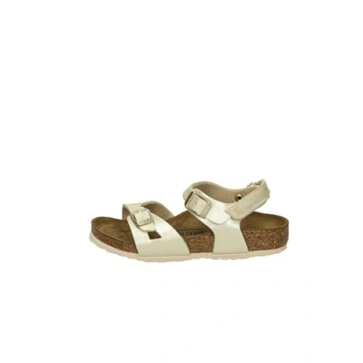 Image of Birkenstock Rio AS Kids 1029570 25/34 Graceful Pearl White Beige Girls&#039; Sandals, beige, 29 EU