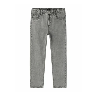 Image of LMTD DAD Straight leg jeans for kids, Size: 14y, Light grey denim