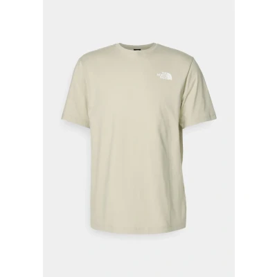 Image of The North Face BOX TEE Print Tshirt, Men&#039;s, Size: Small, Gravel