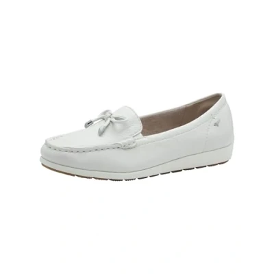 Image of Tamaris Moccasins, Women&#039;s, Size: 7, White nappa Leather