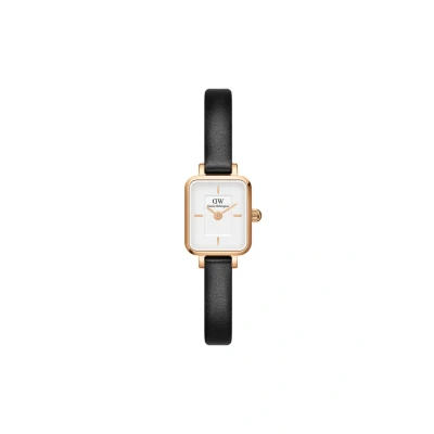Image of Daniel Wellington Quadro MINI Sheffield Watch, Women&#039;s, Size: One Size, Rose gold