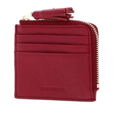 Image of Coccinelle Tassel Wallet, Women&#039;s, Size: One Size, Sangria