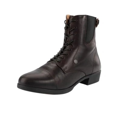 Image of SUEDWIND FOOTWEAR LACE Up Riding Boots &quot;ADVANCED II BZ SOFT&quot; with Zip Soft Upper Leather Great Fit Slip On Shoe Sports Comfort Insole Jodhpur Boots, brown, 40 EU