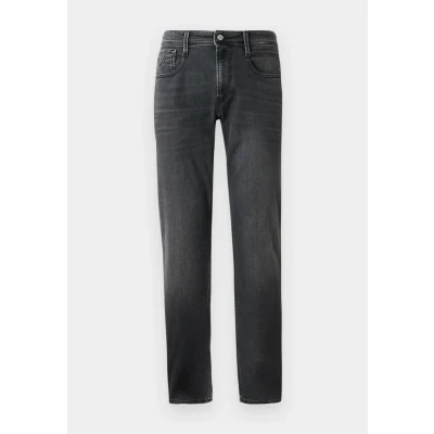Image of Replay Anbass Slim Fit Organic Men&#039;s Jeans, Dark Grey 097, 27W / 32L