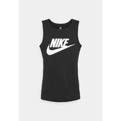 Image of Nike Sportswear TANK ICON Futura Top, Men&#039;s, Size: XS, Black/white