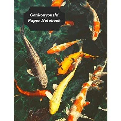 Image of Genkouyoushi Paper Notebook: Practice Writing Kana &amp; Kanji Characters For Japanese Learners