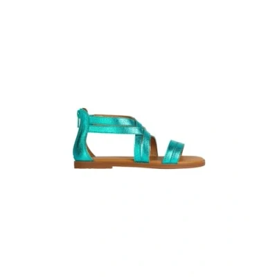 Image of Geox Girl&#039;s J Karly Sandal, Dk Emerald, 10 UK Child