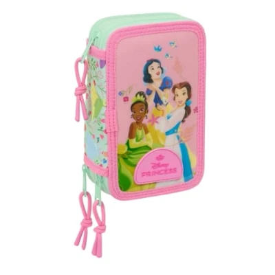 Image of PRINCESAS DISNEY BLOOM School Pencil Case with 37 Tools Included, Children&#039;s Case, Ideal for Children from 5 to 14 Years, Comfortable and Versatile, Quality Resistance, 12.5 x,