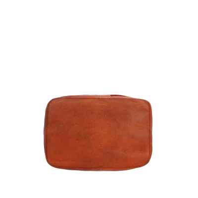 Image of Gusti Josephine New Shopper Leather Shoulder Bag Women&#039;s Goat Medium Vintage Design with AirTag Compartment, Velvet Lining and Removable Bag, 11L Brown, brown