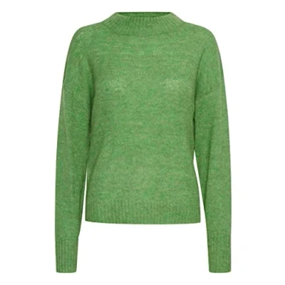 Image of ICHI Ihkamara LS Jumper, Women&#039;s, Size: Large, Kelly green