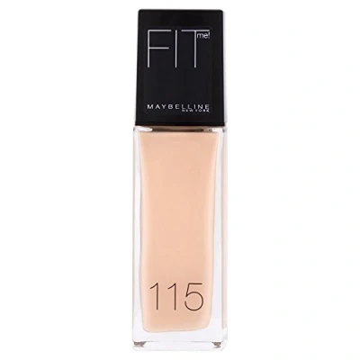 Image of Maybelline Fit Me! Matte and Poreless Foundation 30ml (Various Shades) 115 Ivory