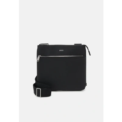 Image of BOSS ZAIR Large Unisex Across body bag, Size: One Size, Black
