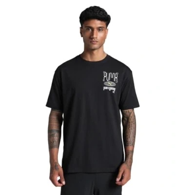 Image of PUMA Unisex M Graphics Train Illustrative Relaxed Tee Tees (Pack of 1)