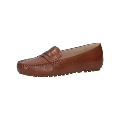 Image of Caprice Moccasins, Women&#039;s, Size: 4, Cognac nappa Leather