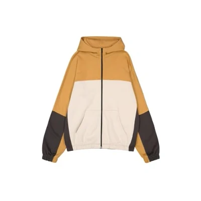 Image of Champion TECH FULL ZIP Hoodie Zipup sweatshirt, Men&#039;s, Size: Small, Brown