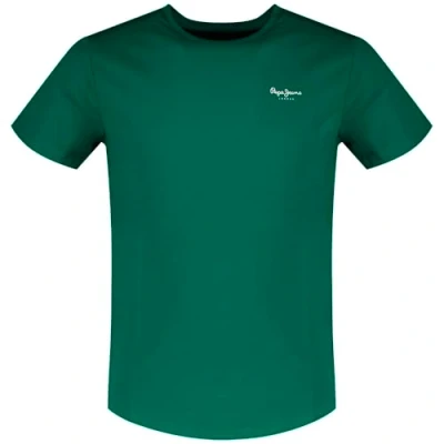 Image of Pepe Jeans Original Basic Tshirt, Men&#039;s, Size: Small, Pop green