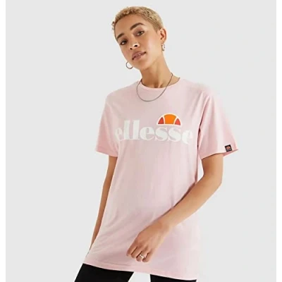 Image of Ellesse Albany Print Tshirt, Women&#039;s, Size: 10, Light pink