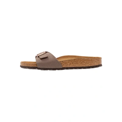 Image of Birkenstock Madrid BFBC Narrow Slippers, Women&#039;s, Size: 4.5, Brown Synthetics