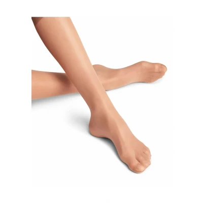 Image of FALKE Women&#039;s Seidenglatt 15 DEN Knee High Pop Socks Sheer Transparent Plain Shiny Resistant Comfort Wide Tops For A Soft Grip On The Leg Fine Yarn 1 Pair, Skin colour (Cocoon 4859), 2.5 5