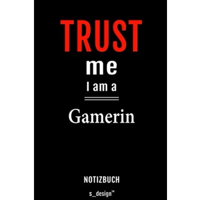 Image of Notizbuch für Gamerin: Originelle Geschenk Idee [120 Seiten gepunktet Punkte Raster blanko Papier]