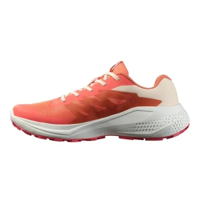 Image of Salomon Alphaglide Trail running shoes, Women&#039;s, Size: 9, Emberglow/white/rouge red Textile/synthetics