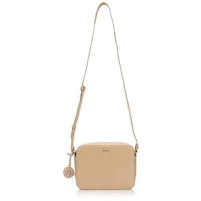 Image of BOSS Liriel Crossbody Across body bag, Women&#039;s, Size: One Size, Light beige