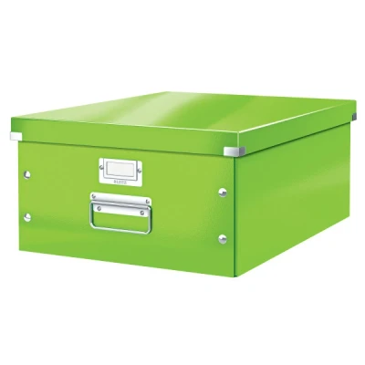 Image of Leitz 60450054 A3 Storage Box, Click and Store Range, Large, Green