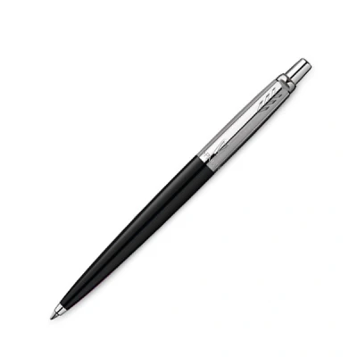 Image of Parker Jotter Originals Christmas Cracker, Refillable Ballpoint Pen, Blue Denim Finish, 100 percent Recyclable and Plastic Free Packaging, Medium Point, Ink