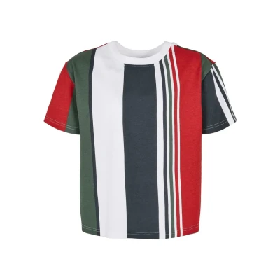 Image of Urban Classics Oversized Print Tshirt for kids, Size: 7 8y, White navy