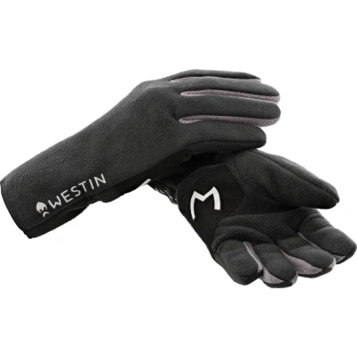 Image of Westin Full Fleece gloves Carbon Black L Fishing
