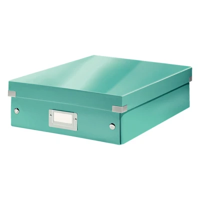 Image of Leitz Organiser Box, Click and Store Range 60580051 Medium, Ice blue