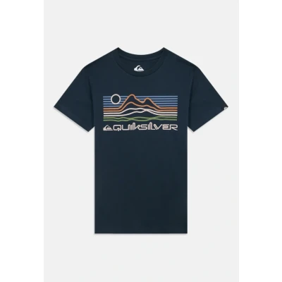 Image of Quiksilver Print Tshirt, Size: 14y, Dark navy
