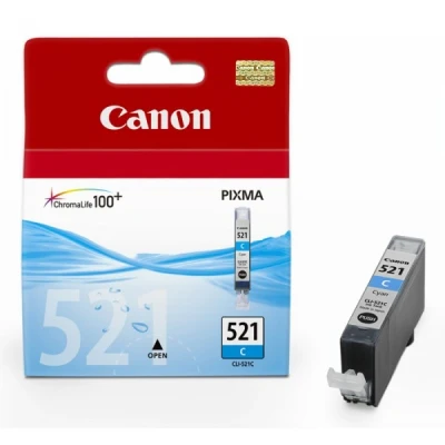 Image of Canon Original ChromaLife 100+ Cyan Ink Tank CLI 521C